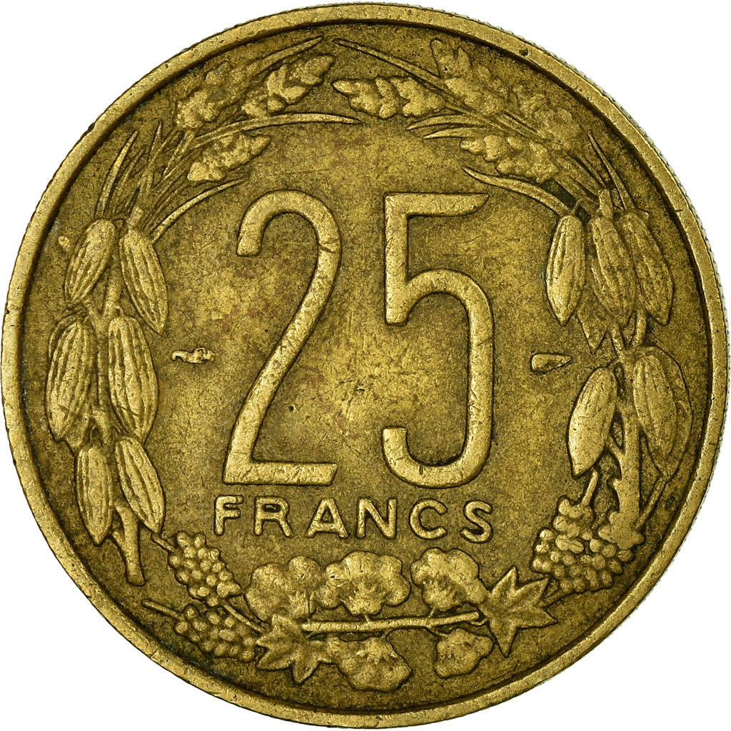 Monnaie, Cameroun, 25 Francs, 1958, Paris, TB+, Aluminum-Bronze, KM:12