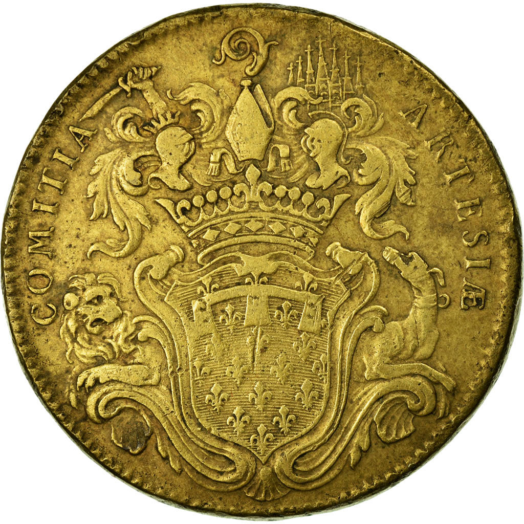 Francja, Token, Królewskie, AU(50-53), Miedź