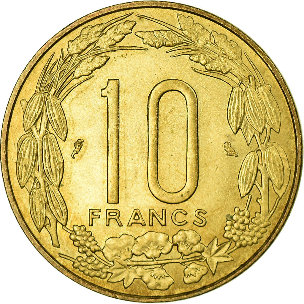 Coin, EQUATORIAL AFRICAN STATES, 10 Francs, 1967, Paris, EF(40-45)