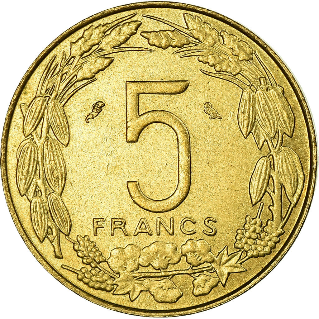 Coin, EQUATORIAL AFRICAN STATES, 5 Francs, 1961, Paris, EF(40-45)