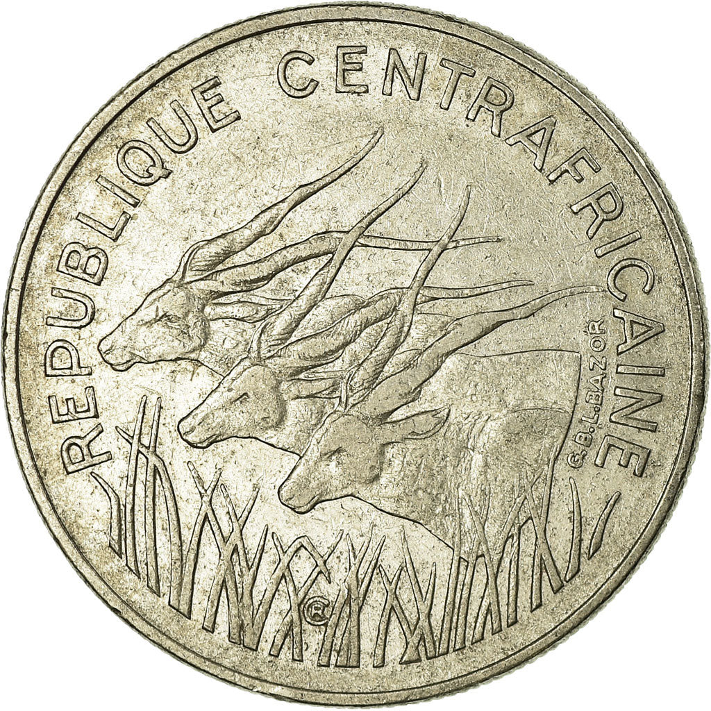 Monnaie, République Centrafricaine, 100 Francs, 1972, Paris, TTB, Nickel, KM:6