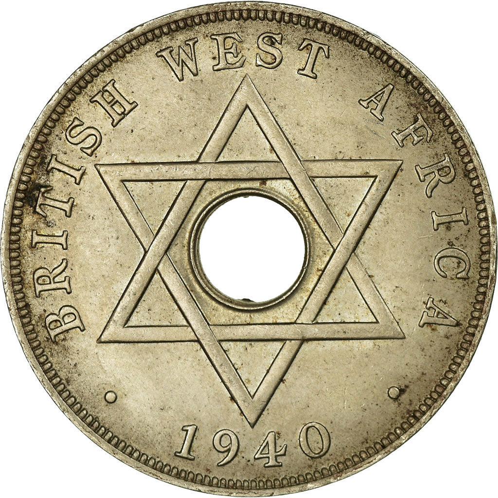 Coin, BRITISH WEST AFRICA, George VI, Penny, 1940, VF(30-35), Copper-nickel