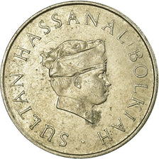 Coin, BRUNEI, Sultan Hassanal Bolkiah, 20 Sen, 1983, VF(30-35), Copper-nickel