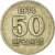 Moneta, KOREA-POŁUDNIOWA, 50 Won, 1974, VF(30-35), Miedź-Nikiel-Cynk, KM:20
