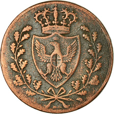 Coin, ITALIAN STATES, SARDINIA, Carlo Felice, 5 Centesimi, 1826, Genoa