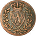 Coin, ITALIAN STATES, SARDINIA, Carlo Felice, 5 Centesimi, 1826, Genoa