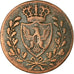 Münze, Italien Staaten, SARDINIA, Carlo Felice, 5 Centesimi, 1826, Genoa, S+