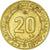 Moneta, Algieria, 20 Centimes, 1975, Paris, VF(30-35), Aluminium-Brąz, KM:107.1