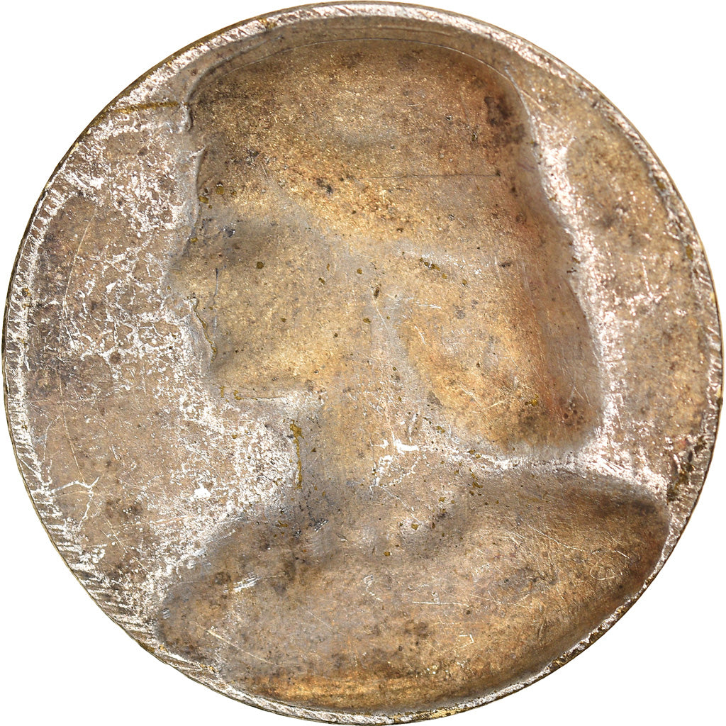 France, Medal, Jeanne d'Arc, History, EF(40-45), Silvered bronze