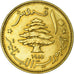 Coin, Lebanon, 10 Piastres, 1955, Paris, EF(40-45), Aluminum-Bronze, KM:23