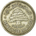 Monnaie, Lebanon, 50 Piastres, 1952, Utrecht, TB+, Argent, KM:17