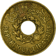 Coin, Lebanon, 2-1/2 Piastres, 1940, Paris, VF(30-35), Aluminum-Bronze, KM:10