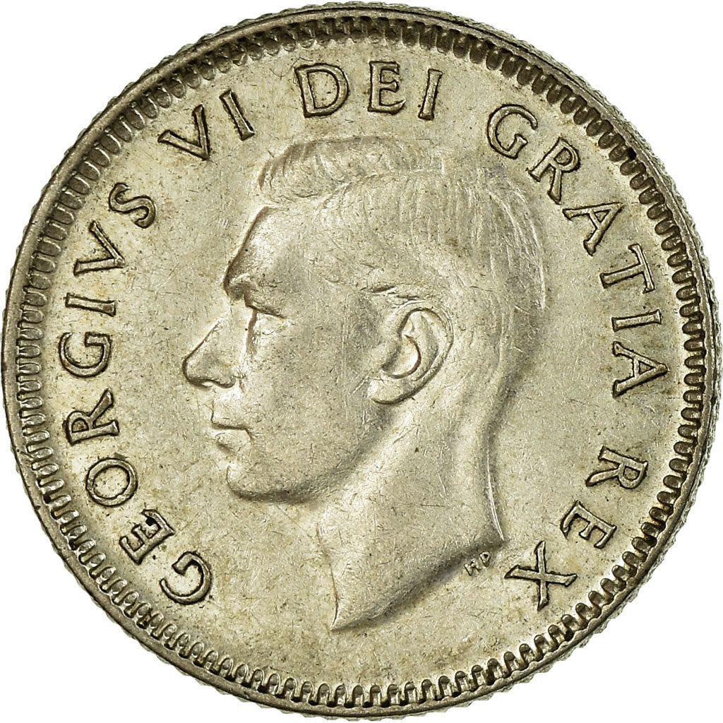 Münze, Kanada, George VI, 10 Cents, 1950, Royal Canadian Mint, Ottawa, S+