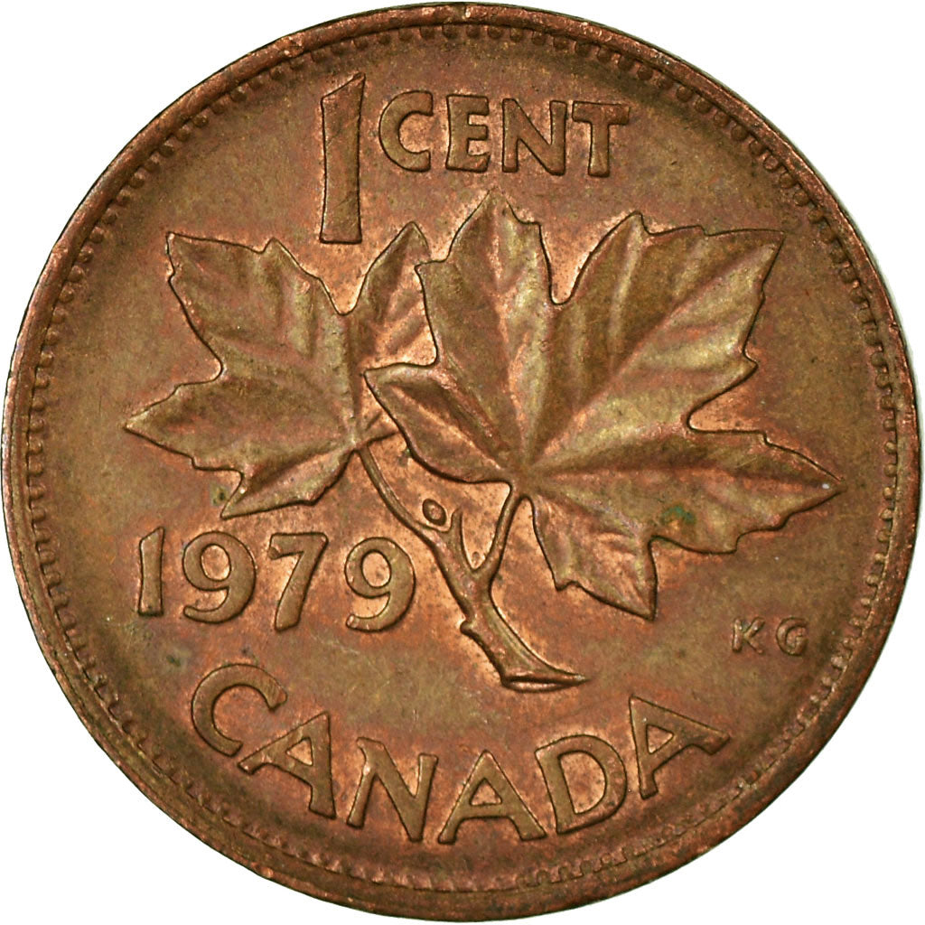 Coin, Canada, Elizabeth II, Cent, 1979, Royal Canadian Mint, Ottawa, VF(30-35)