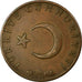 Coin, Turkey, 10 Kurus, 1959, VF(30-35), Bronze, KM:891.1