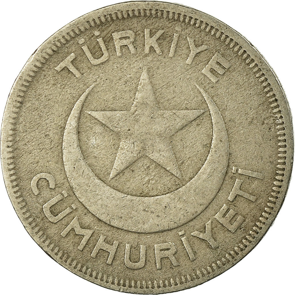 Coin, Turkey, 5 Kurus, 1940, VF(30-35), Copper-nickel, KM:862