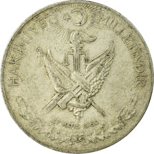 Coin, Turkey, 10 Lira, 1960, VF(30-35), Silver, KM:894