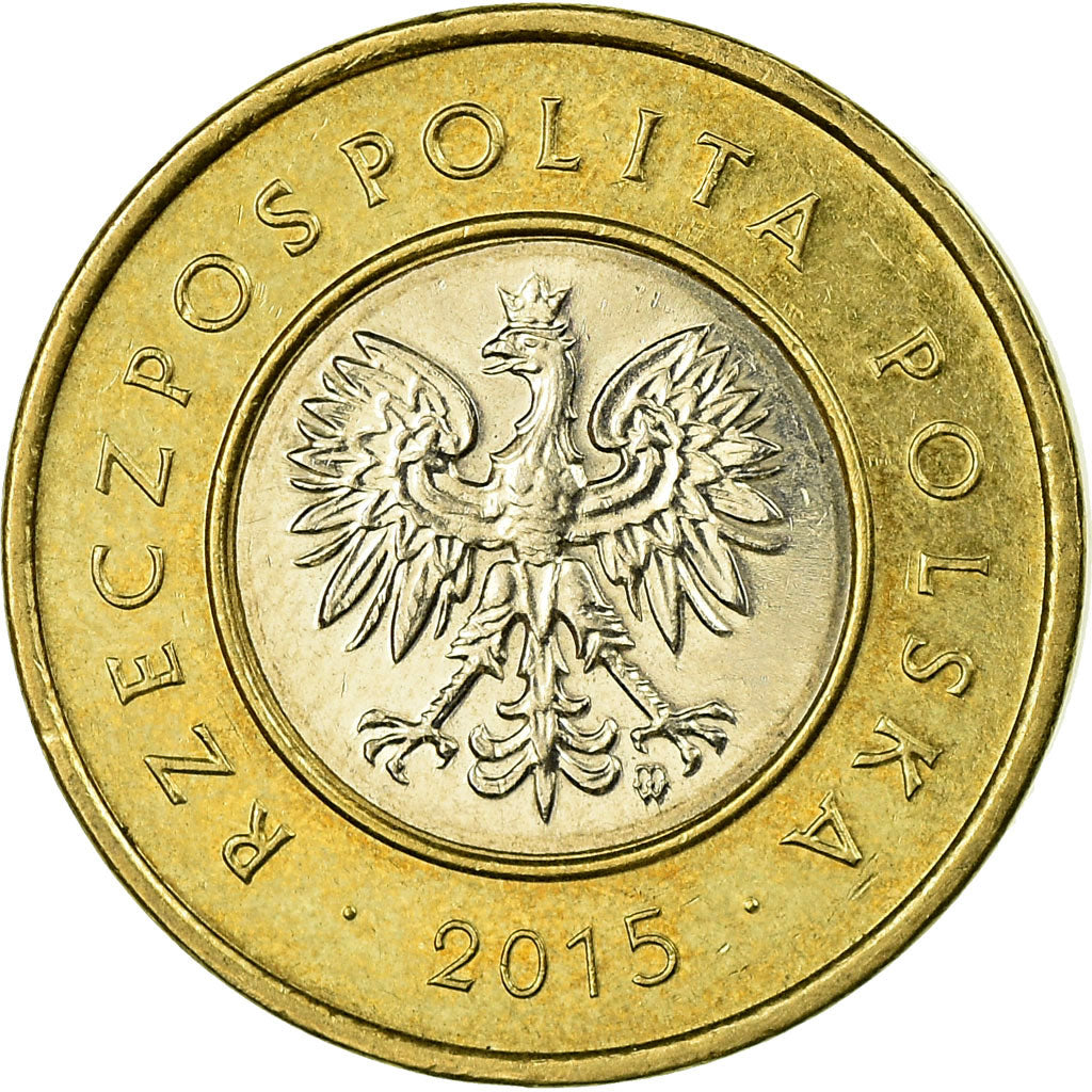 Coin, Poland, 2 Zlote, 2015, Warsaw, EF(40-45), Bi-Metallic