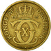 Monnaie, Danemark, Christian X, Krone, 1925, Copenhagen, TB+, Aluminum-Bronze