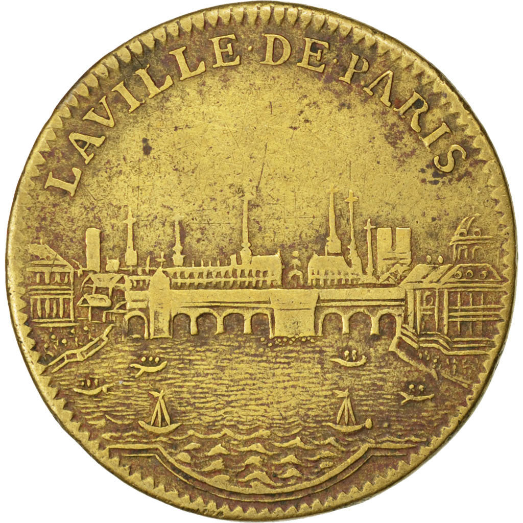 Louis XIV, Ville de Paris, Jeton, Feuardent 3442