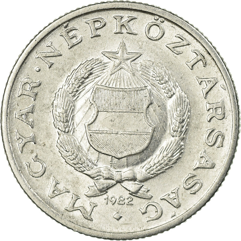 Coin, Hungary, Forint, 1982, Budapest, EF(40-45), Aluminum, KM:575