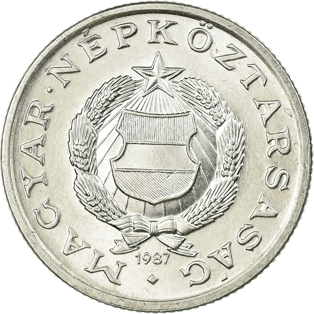 Moneta, Ungheria, Forint, 1987, Budapest, BB, Alluminio, KM:575