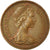 Moneda, Gran Bretaña, Elizabeth II, New Penny, 1979, BC+, Bronce, KM:915