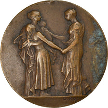 France, Médaille, Ministère de l'Intérieur, Assistance Publique, O.Roty, TB+