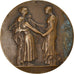 France, Médaille, Ministère de l'Intérieur, Assistance Publique, O.Roty, TB+