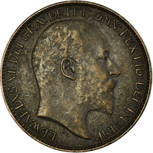Coin, Great Britain, Edward VII, Farthing, 1904, VF(30-35), Bronze, KM:792