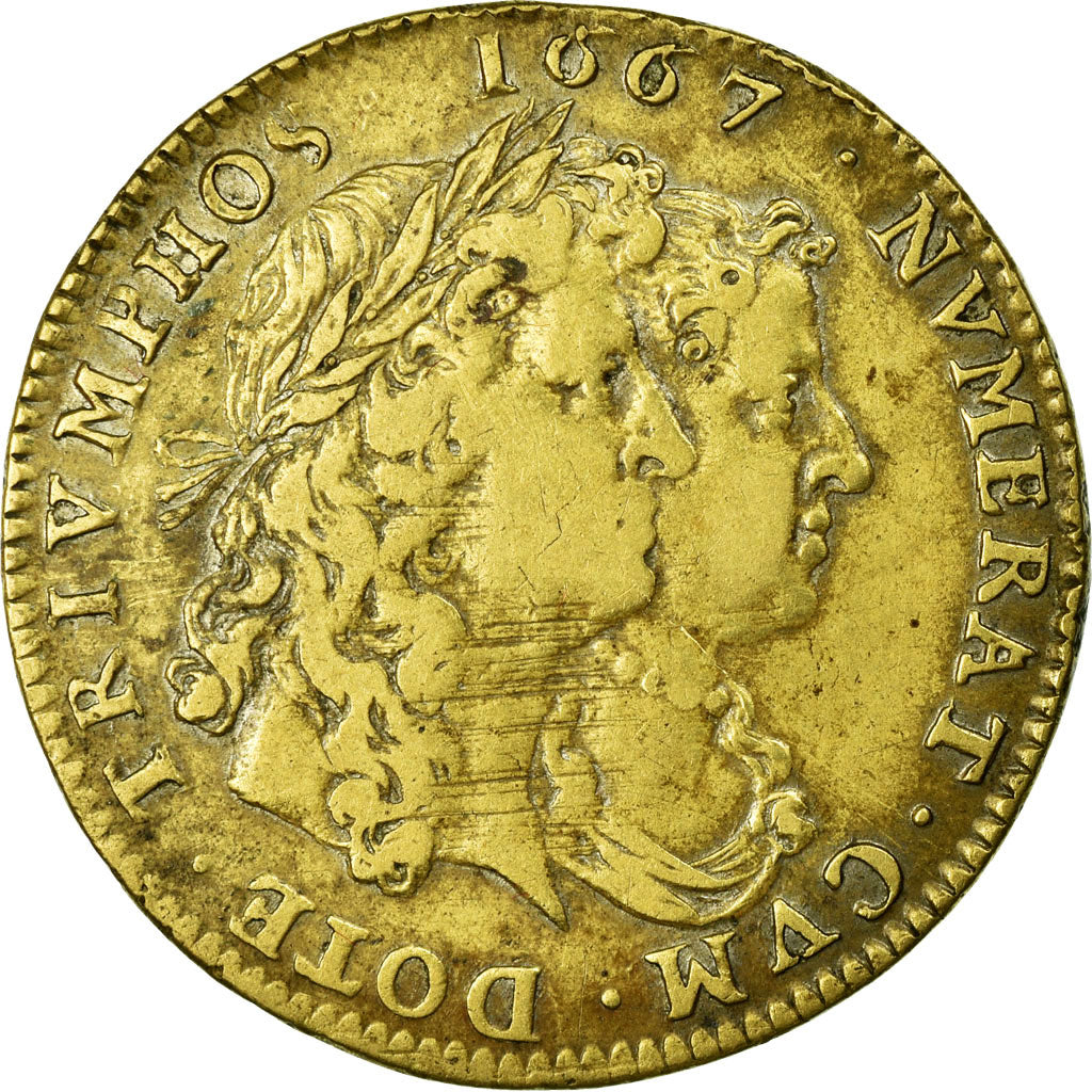 France, Token, Royal, EF(40-45), Copper, Feuardent:7222