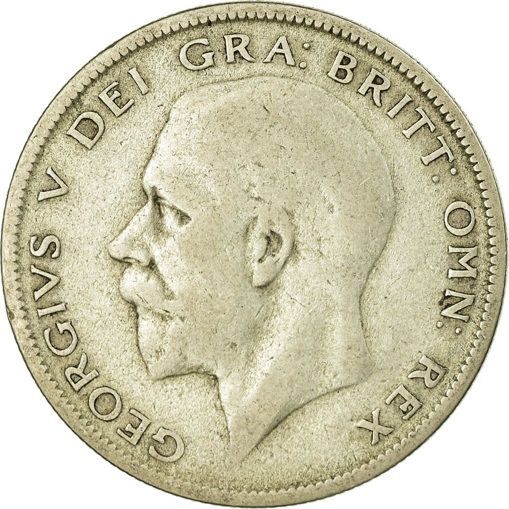 Münze, Großbritannien, George V, 1/2 Crown, 1929, S+, Silber, KM:835