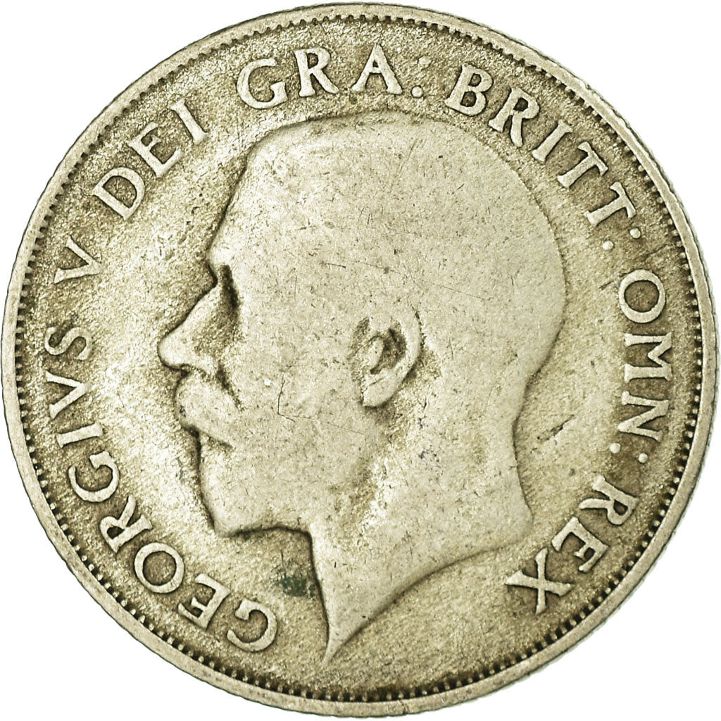 Coin, Great Britain, George V, Shilling, 1921, VF(30-35), Silver, KM:816a