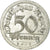 Coin, GERMANY, WEIMAR REPUBLIC, 50 Pfennig, 1922, Karlsruhe, VF(30-35)