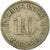 Monnaie, GERMANY - EMPIRE, Wilhelm II, 10 Pfennig, 1906, Berlin, TB