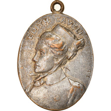 Royaume-Uni, Médaille, Edith Cavell, Politics, Society, War, TB+, Silvered