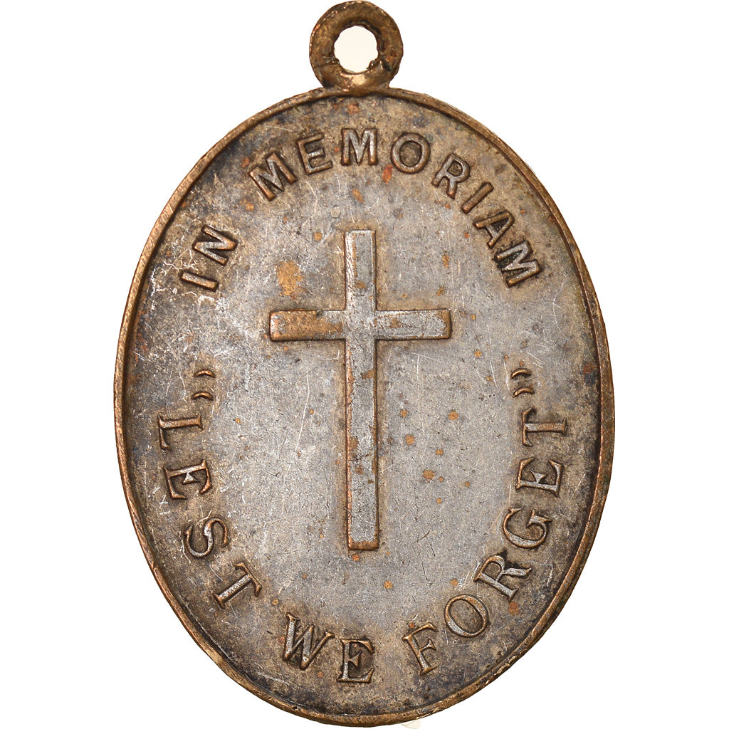 Royaume-Uni, Médaille, Edith Cavell, Politics, Society, War, TB+, Silvered