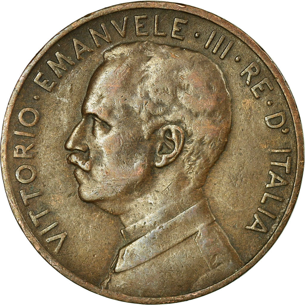 Coin, Italy, Vittorio Emanuele III, 5 Centesimi, 1918, Rome, EF(40-45), Bronze