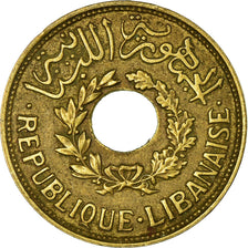 Coin, Lebanon, 2-1/2 Piastres, 1940, Paris, VF(30-35), Aluminum-Bronze, KM:10