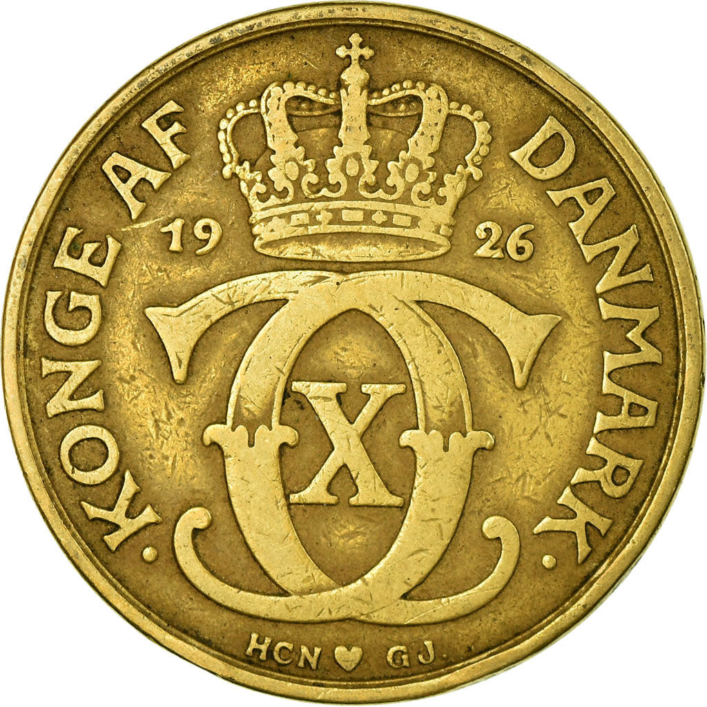 Monnaie, Danemark, Christian X, 2 Kroner, 1926, Copenhagen, TB+
