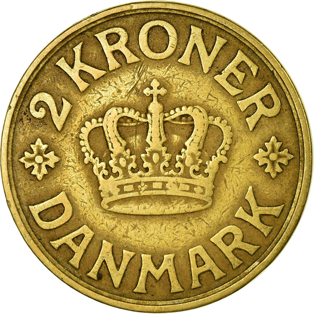 Monnaie, Danemark, Christian X, 2 Kroner, 1926, Copenhagen, TB+