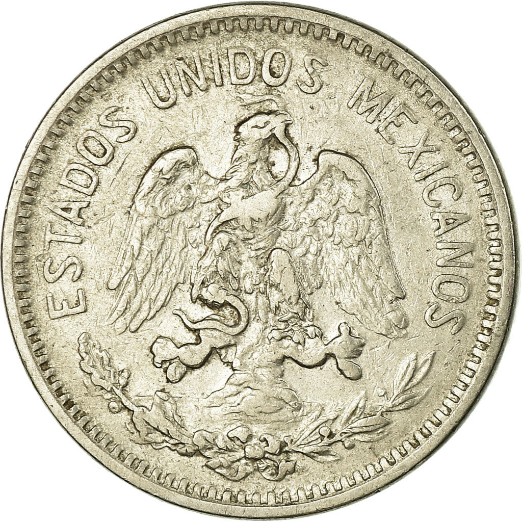 Moneda, México, 5 Centavos, 1914, Mexico City, BC+, Níquel, KM:421