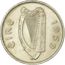 Munten, REPUBLIEK IERLAND, 6 Pence, 1959, ZF, Copper-nickel, KM:13a