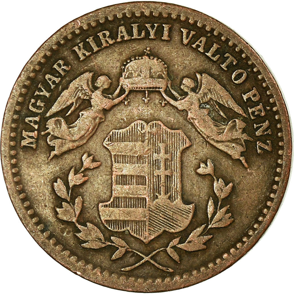 Coin, Hungary, Franz Joseph I, Krajczar, 1872, Kremnitz, EF(40-45), Copper