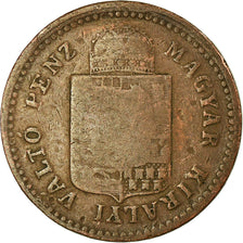 Coin, Hungary, Franz Joseph I, Krajczar, 1882, Kremnitz, EF(40-45), Copper