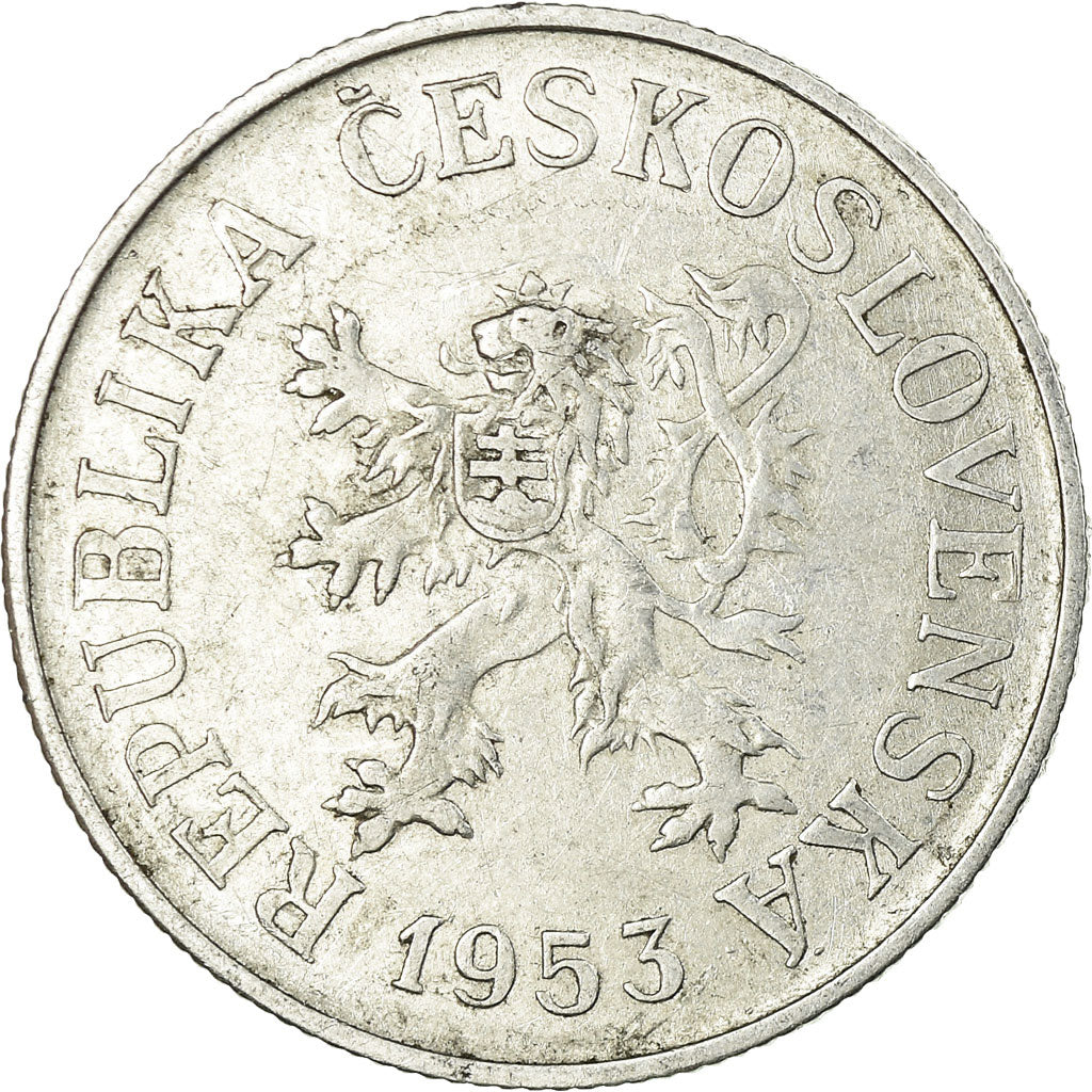 Monnaie, Tchécoslovaquie, 10 Haleru, 1953, TB+, Aluminium, KM:38