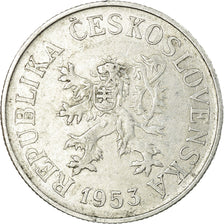 Monnaie, Tchécoslovaquie, 10 Haleru, 1953, TB+, Aluminium, KM:38