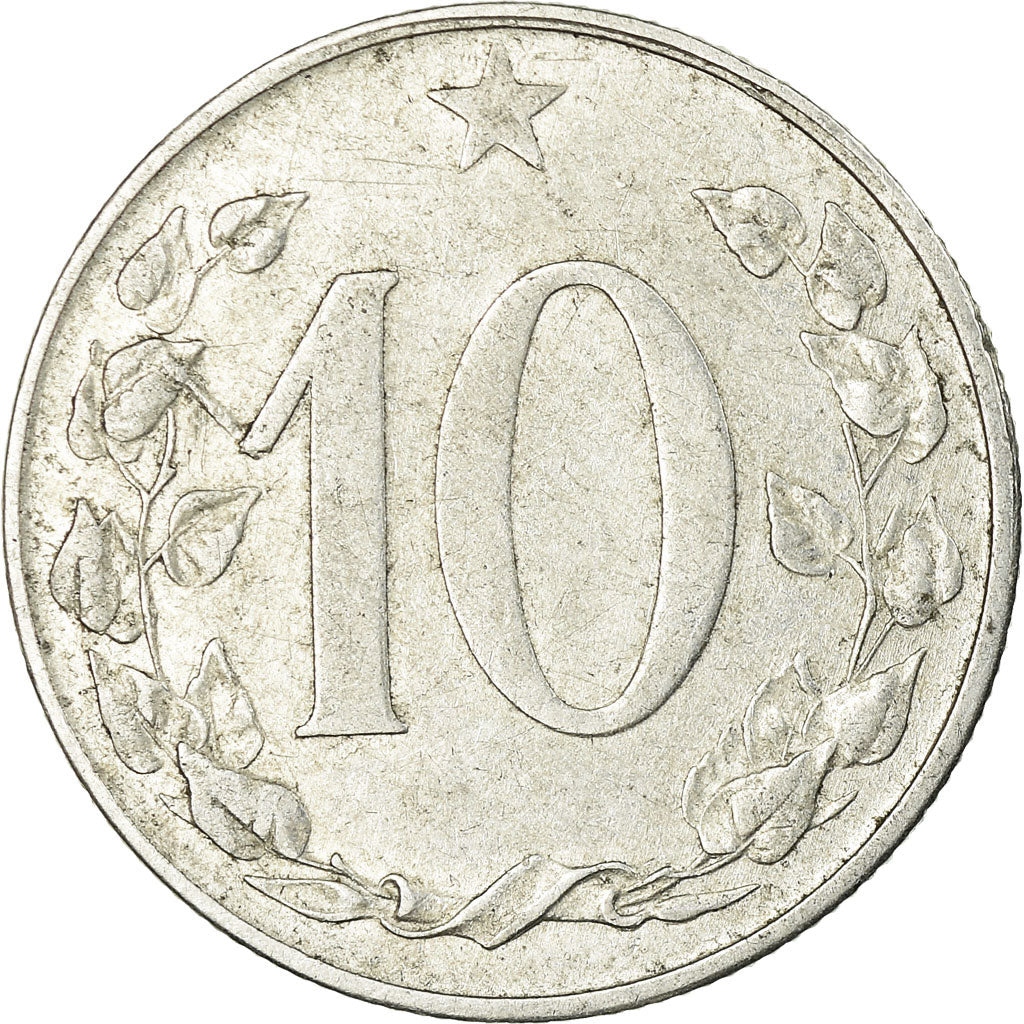 Monnaie, Tchécoslovaquie, 10 Haleru, 1953, TB+, Aluminium, KM:38