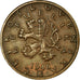 Coin, Czechoslovakia, 50 Haleru, 1948, EF(40-45), Bronze, KM:21