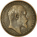 Moneta, Wielka Brytania, Edward VII, Penny, 1902, VF(30-35), Bronze, KM:794.1